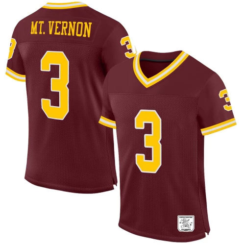 MT. Vernon Top 5 Cities Football Jersey