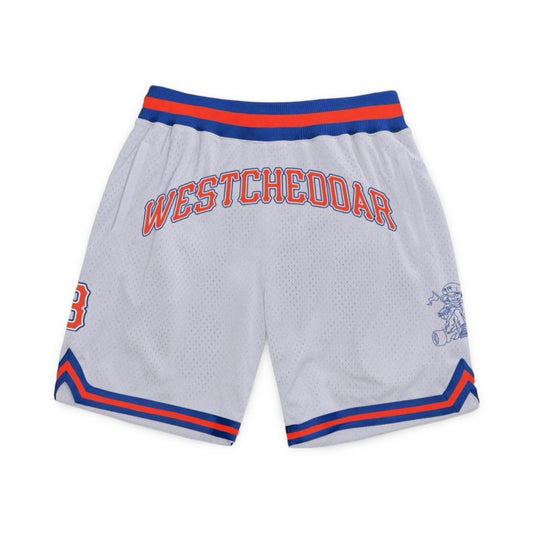 White/Orange/Royal Basketball Shorts