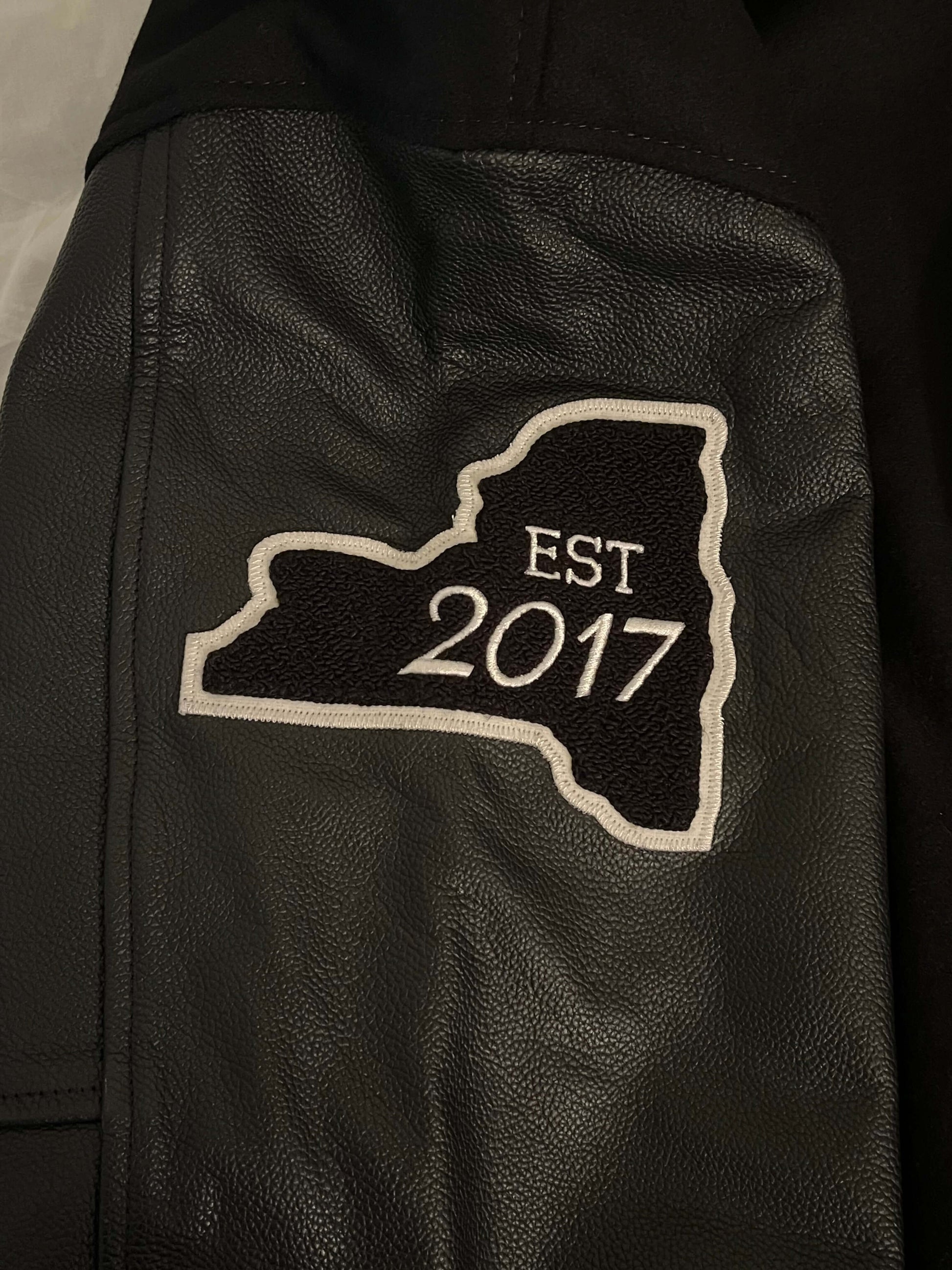 Midnight Black Westcheddar Varsity Jacket